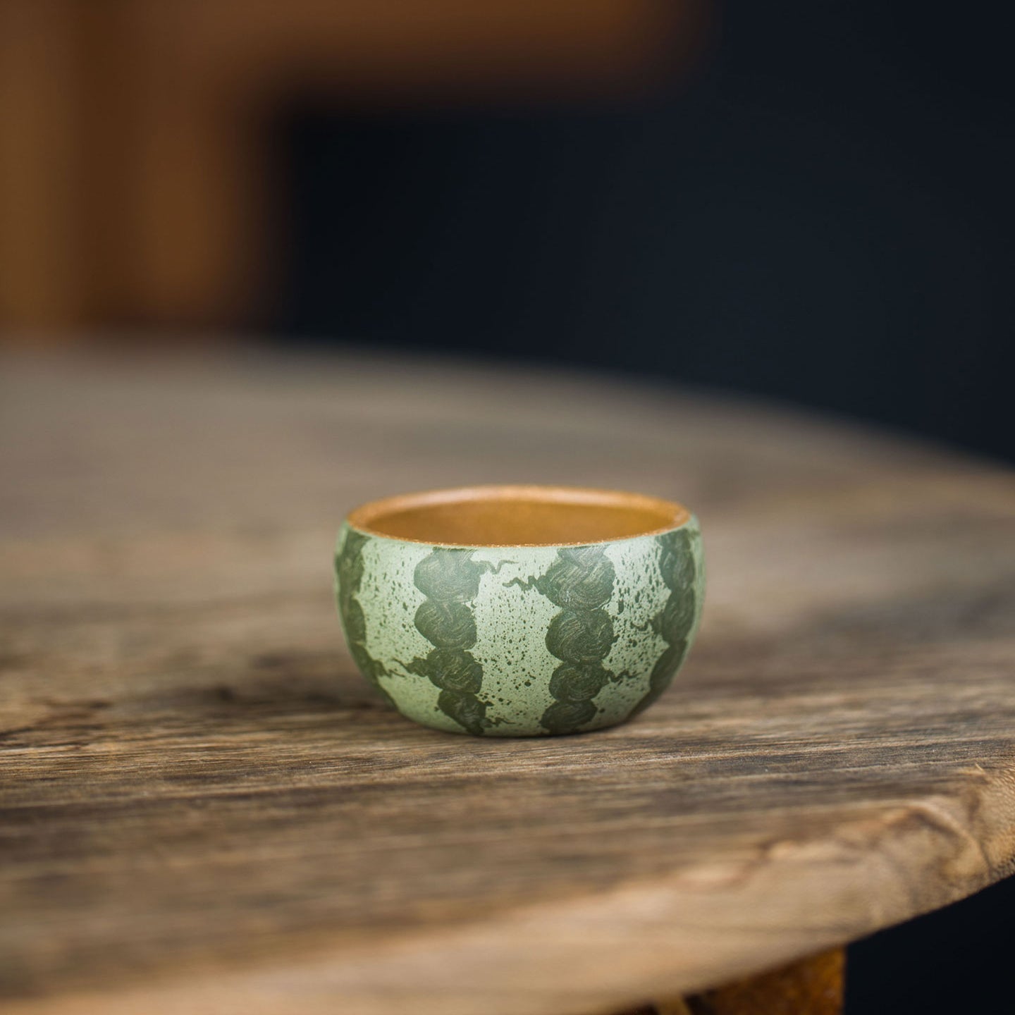 Watermelon Yixing Teapot/Teacup 140ML/35ML