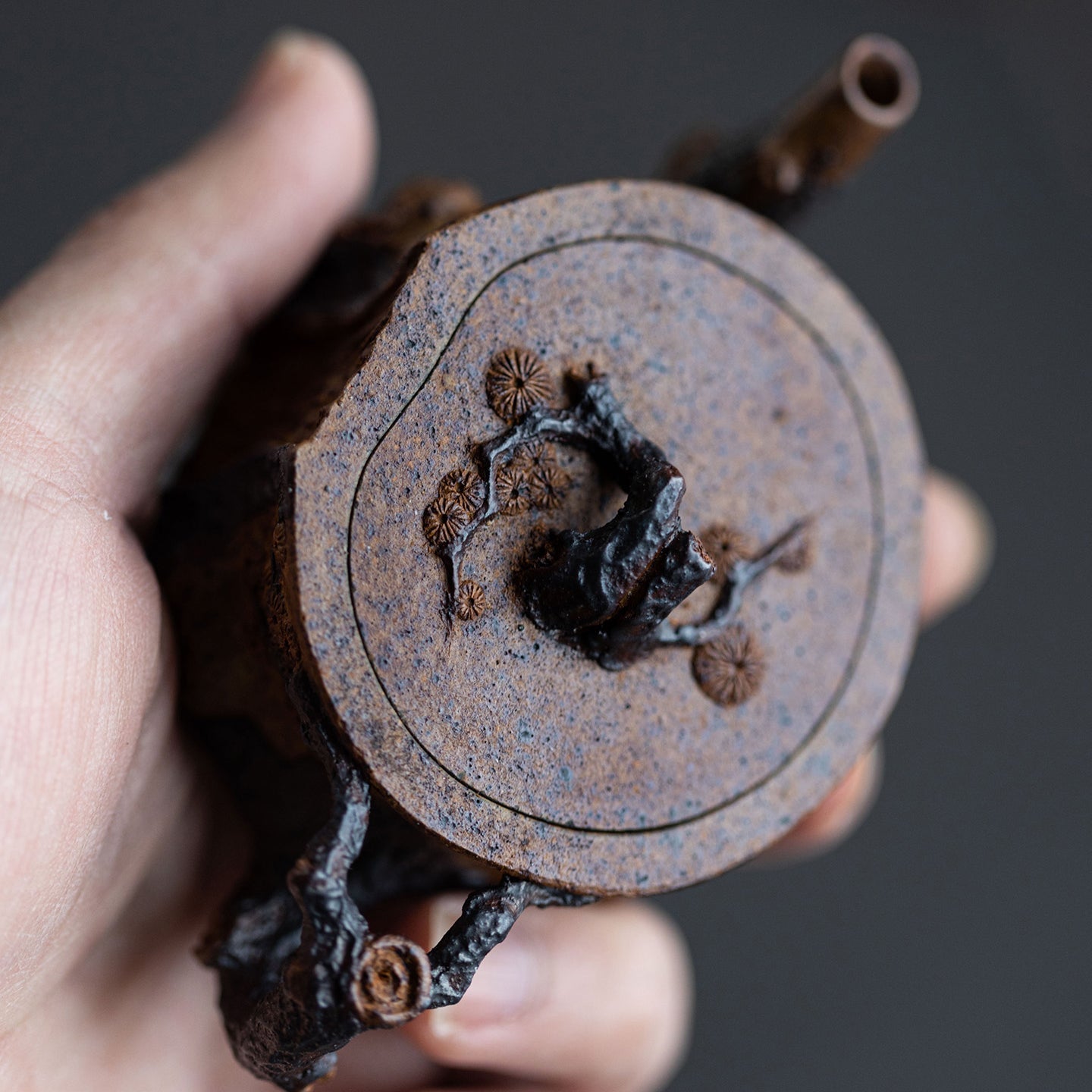 Mini Pine Stump Yixing Teapot  60ml
