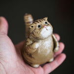 Yellow cat Yixing teaset