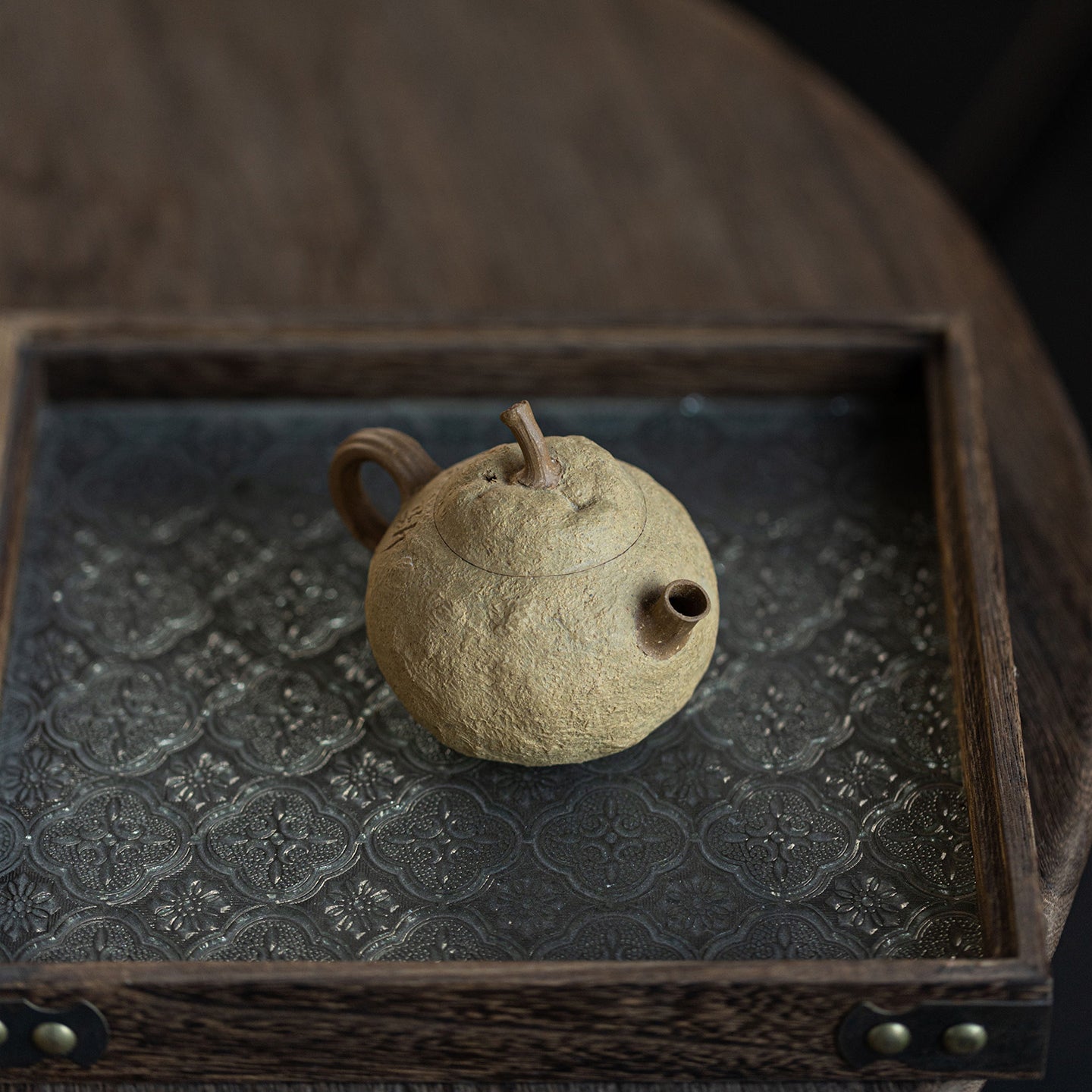 Pear (断舍离 carving) Yixing teapot  120ML
