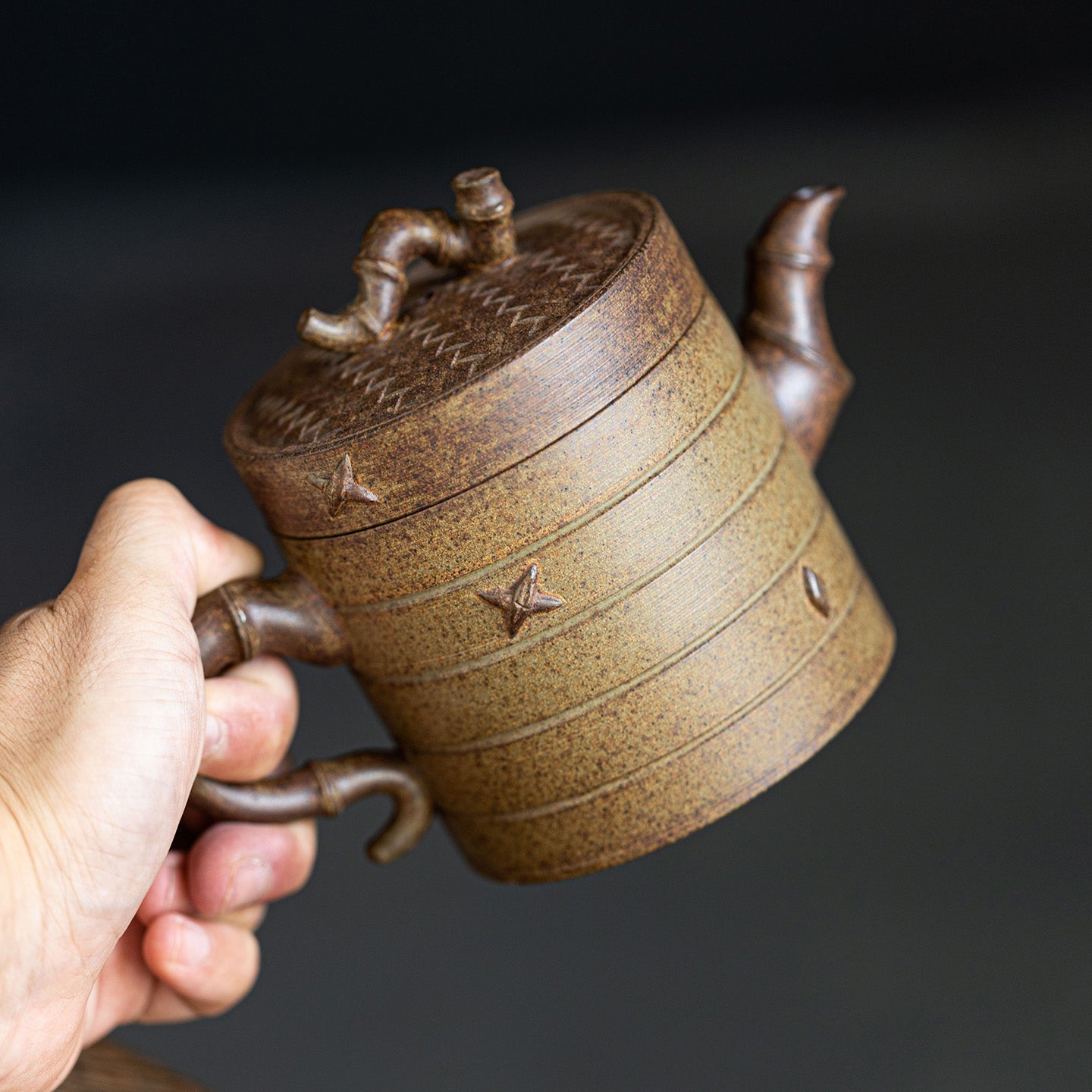 Bamboo Yixing Teapot  400ml