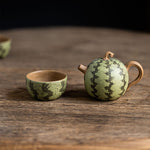 Watermelon Yixing Teapot/Teacup 140ML/65ML