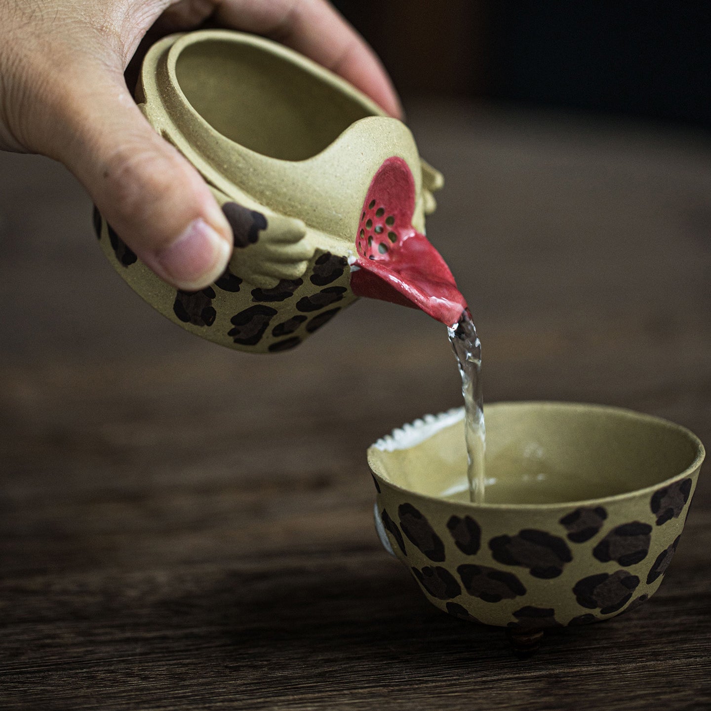 Monster series—  three-eyesd quick teaset (style 3)