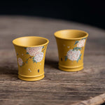 Master Yixing Teacup(hydrangea painting)  95ml