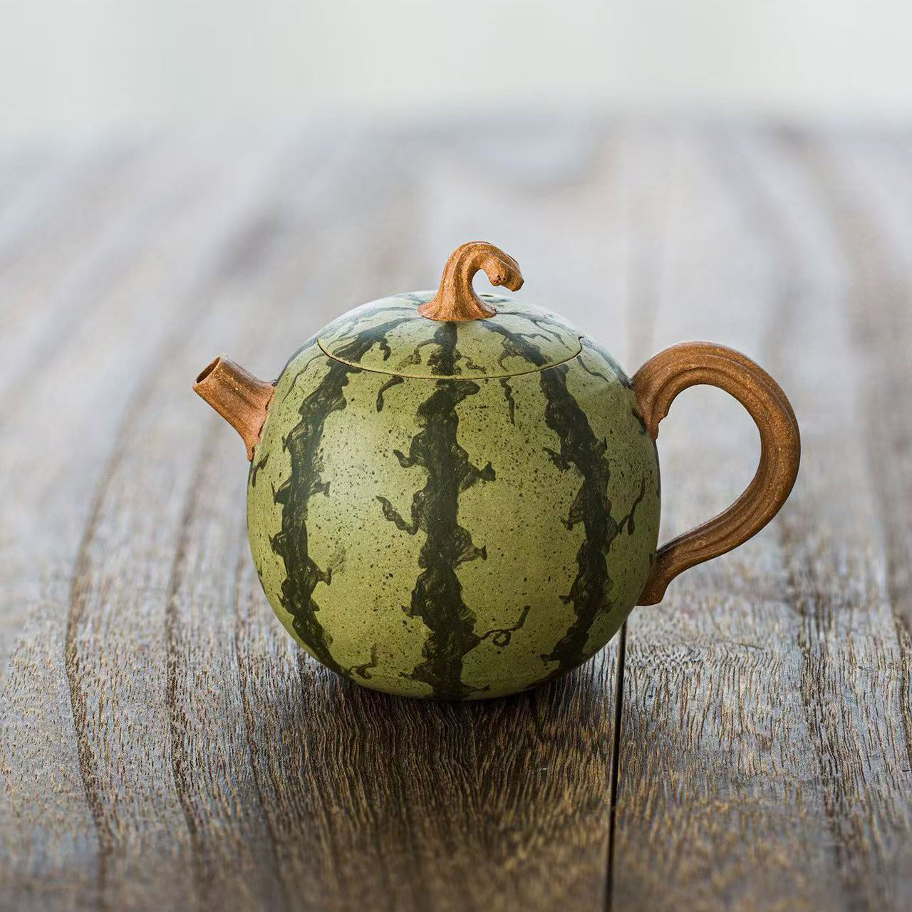 Watermelon Yixing Teapot/Teacup 140ML/65ML