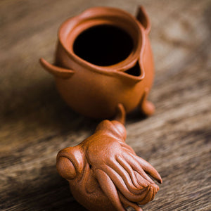 Cuttlefish Hand-grabbing Yixing Teapot  125ml