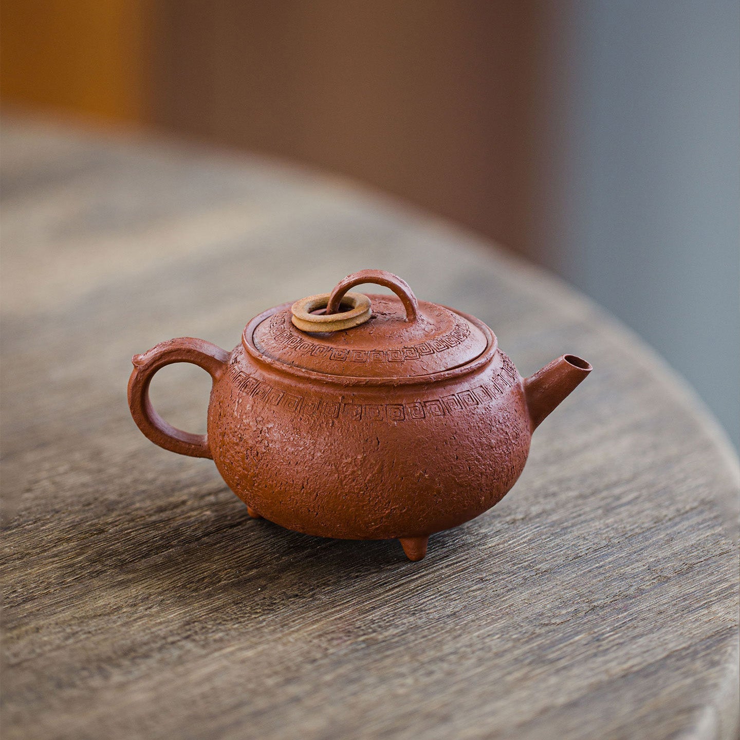 Three-feet Ju Lun Yixing Teapot  130ml