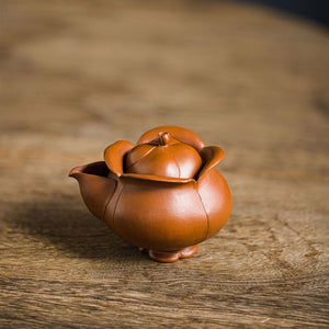 Flower hand-grabbing Yixing teapot  120ml