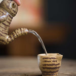 Yellow cat Yixing teaset