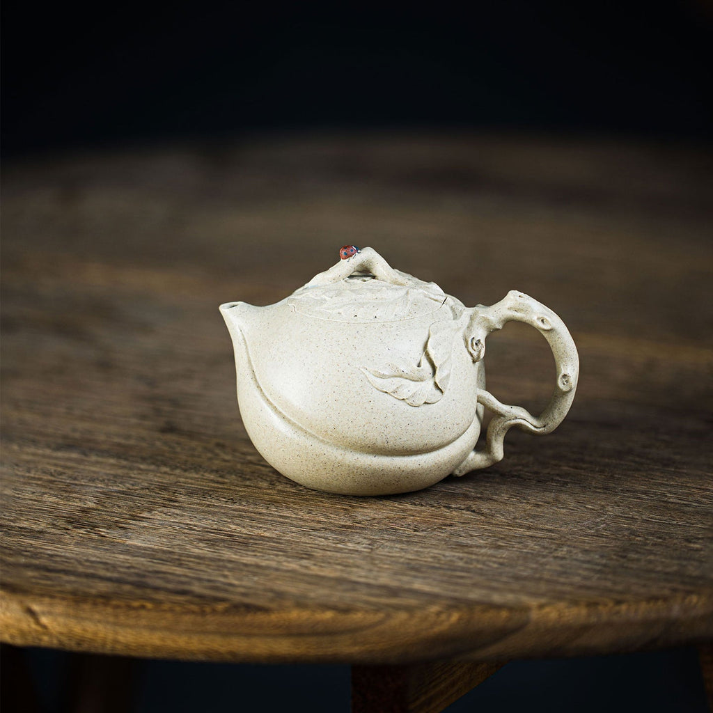 Peach (ladybird Style) Yixing Teapot  230ml