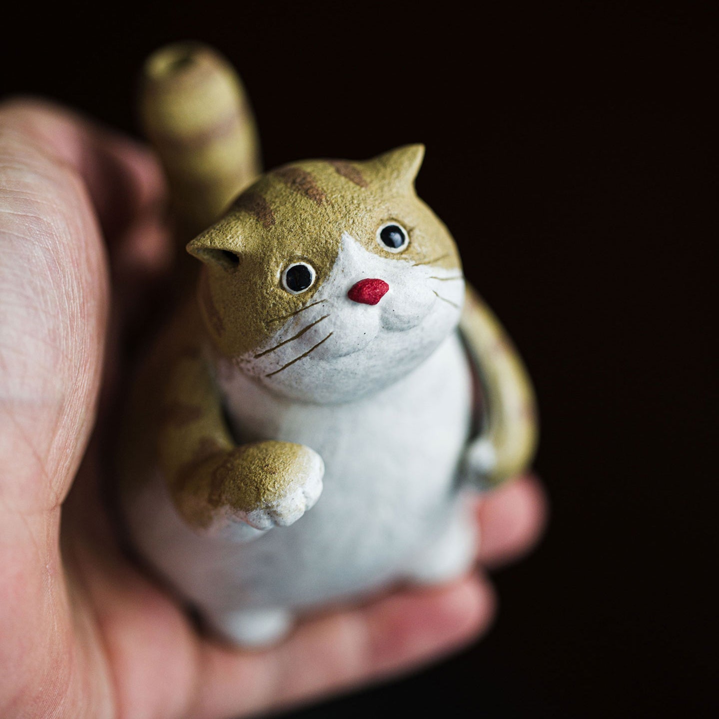 Cute cat Yixing teaset