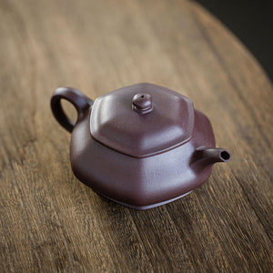 Hexagonal Ming Lu Yixing Teapot  160ml