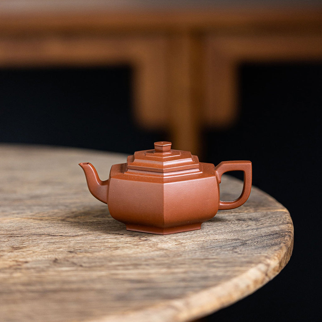 Hexagonal Xue Hua Yixing Teapot  200ml