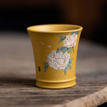 Master Yixing Teacup(hydrangea painting)  95ml