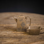 Bamboo square Yixing teaset（style2)   110 ml/55ml