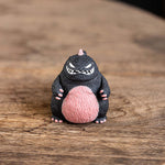 Monster Series — pink dinosaur hand-grabbing Yixing teapot  120ml