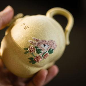 Shi Yuan(Rabbit Painting) Yixing Teapot 170ml