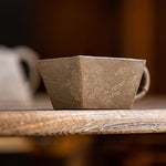 Bamboo square Yixing teaset～110ml/55ml