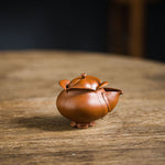 Flower hand-grabbing Yixing teapot  120ml