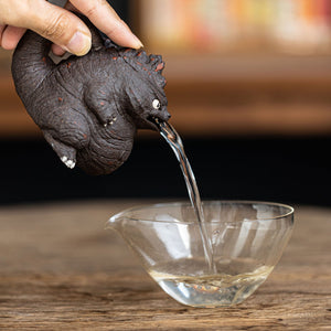 Monster series–- fat dinosaur Yixing teapot   180ml