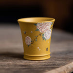 Master Yixing Teacup(hydrangea painting)  95ml