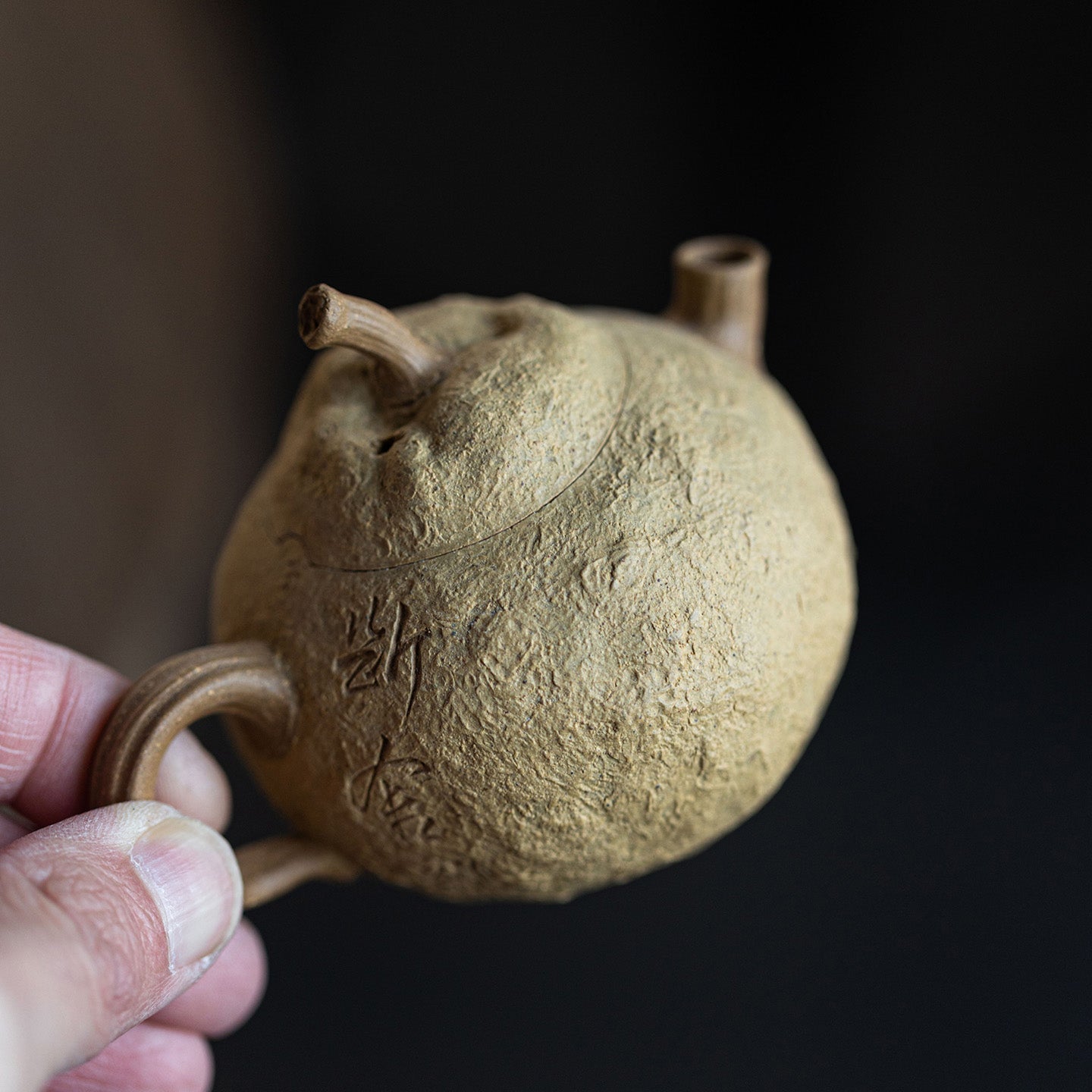 Pear (断舍离 carving) Yixing teapot  120ML