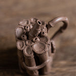 Bamboo Ti liang (snake style) Yixing teapot  130ml