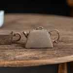 Bamboo square Yixing teaset～110ml/55ml