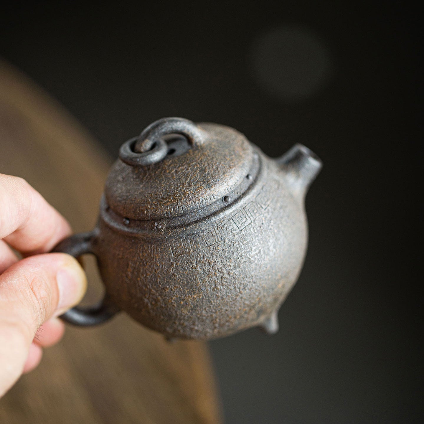 Three Feet Ju Lun Yixing Teapot   120ml