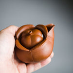Flower hand-grabbing Yixing teapot  120ml