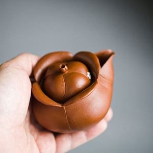 Flower hand-grabbing Yixing teapot  120ml