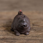 Cute rhinoceros Yixing teapot 125ml
