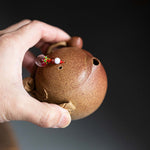 Peach hand- grabbing  Yixing Teapot  145ML
