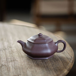 Hexagonal Ming Lu Yixing Teapot  160ml