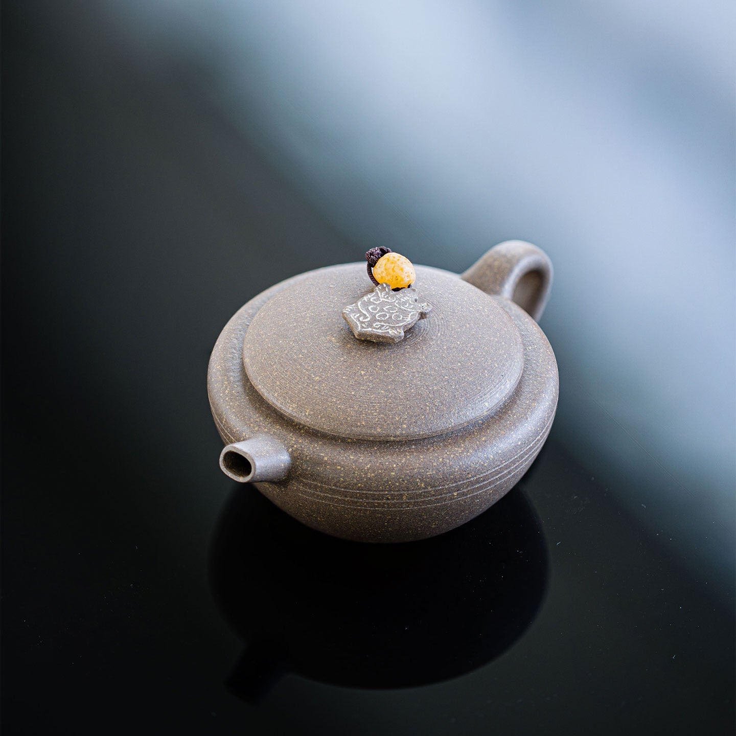 Flat ju lun Yixing Teapot 110ml