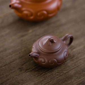 Tiny Fanggu Ruyi Yixing Teapot 65ml